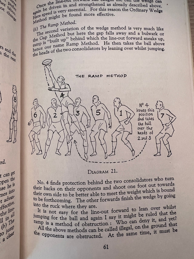 Vintage Rugby Book - by Danie Craven