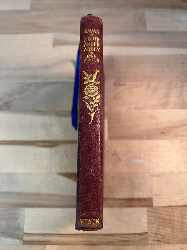Emma & Northanger Abbey ~ Jane Austen ~ Rare Leatherbound 1900's printing