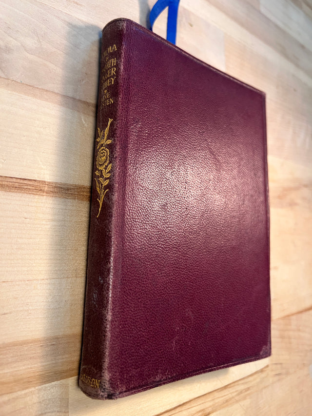 Emma & Northanger Abbey ~ Jane Austen ~ Rare Leatherbound 1900's printing