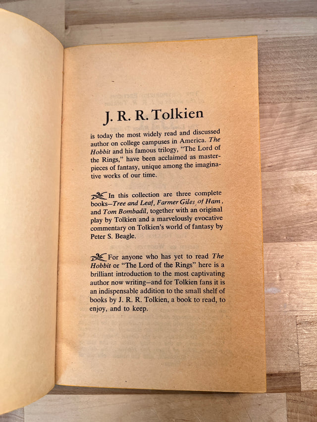 The Tolkien Reader - J.R.R. Tolkien - Paperback Copy
