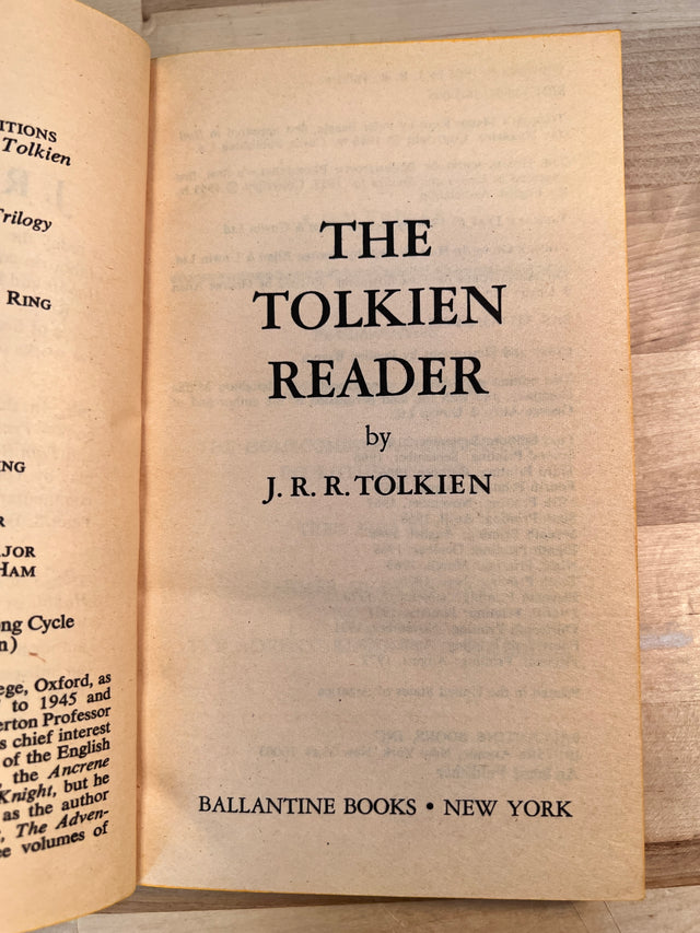 The Tolkien Reader - J.R.R. Tolkien - Paperback Copy