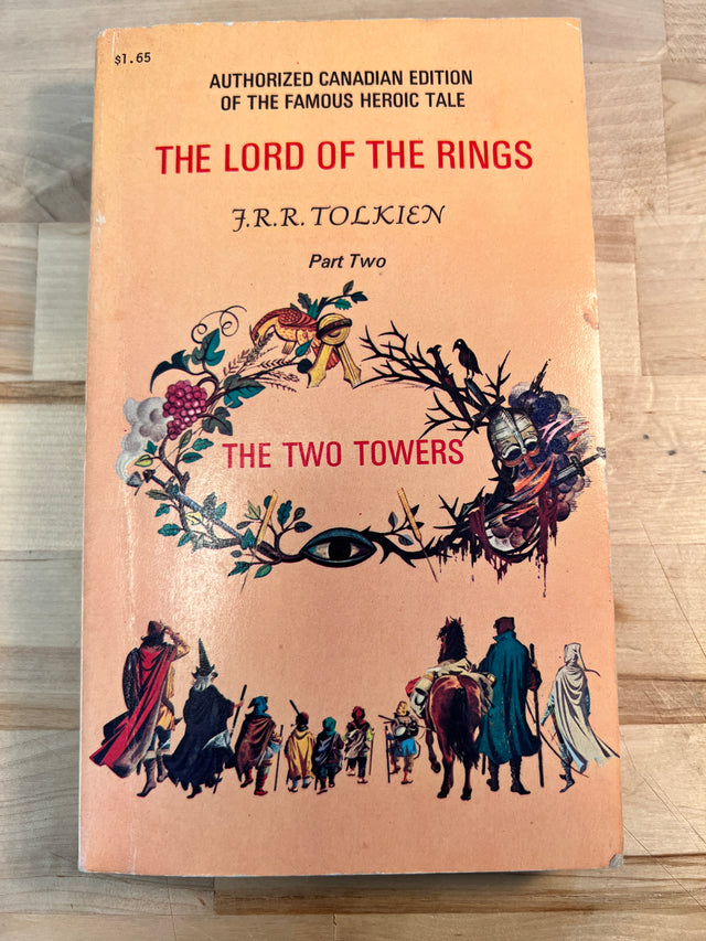 Rare Canadian Printing - The Two Towers - Pauline Baynes Illus. Cover