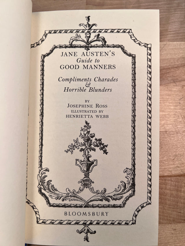 Jane Austen's Guide to Good Manners