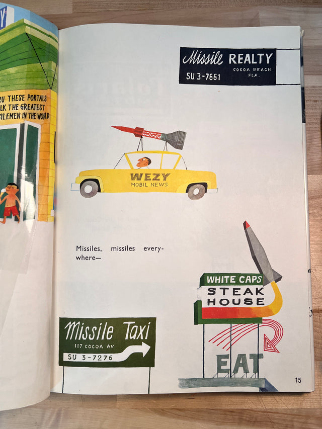 M. Sasek - This is Cape Kennedy - Mid Century Modern Illustration