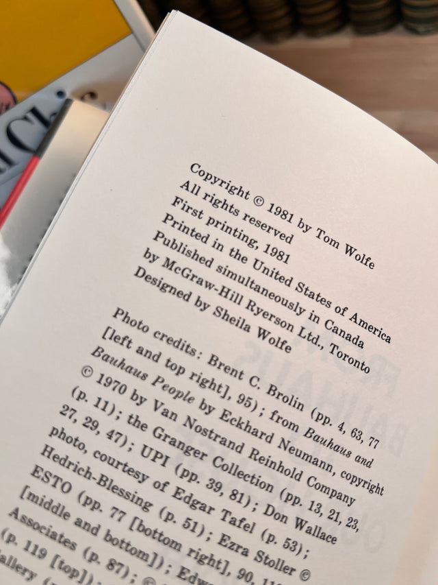 Tom Wolfe Set - 1st Edition, 1st Printings!