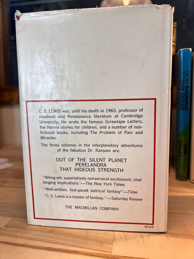 That Hideous Strength - C.S. Lewis ~ Hardcover