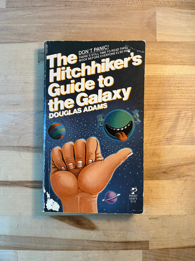 Hitchhiker's Guide to the Galaxy ~ Douglas Adams ~ Paperback, 1981