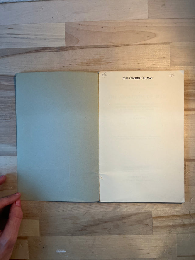 The Abolition of Man by C.S. Lewis