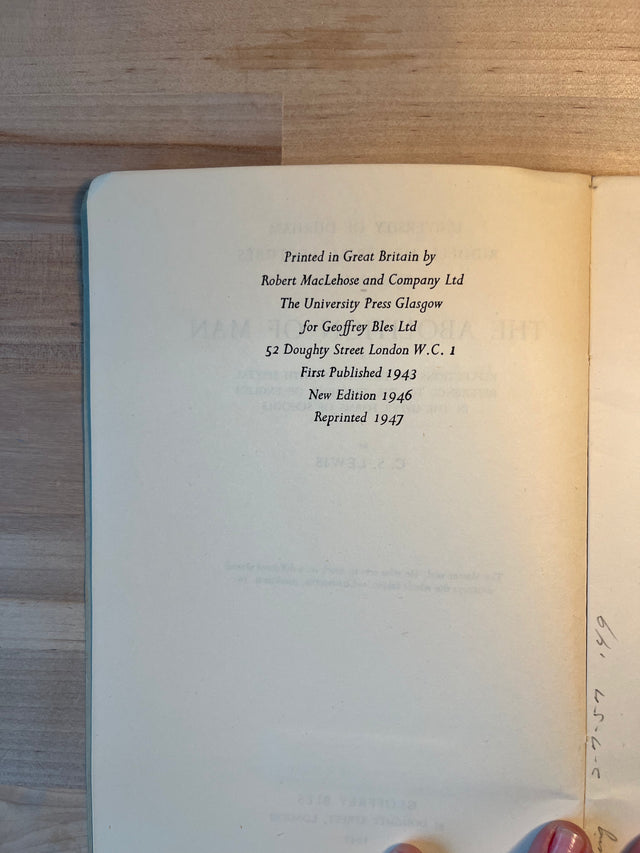 The Abolition of Man by C.S. Lewis