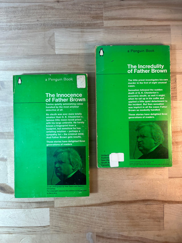 G.K. Chesterton ~ The Innocence & The Incredulity of Father Brown