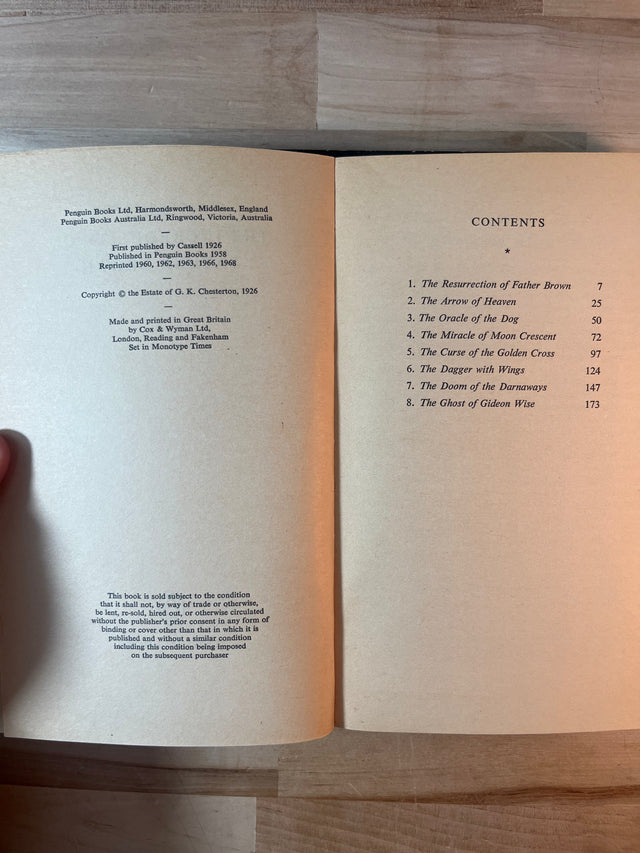 G.K. Chesterton ~ The Innocence & The Incredulity of Father Brown