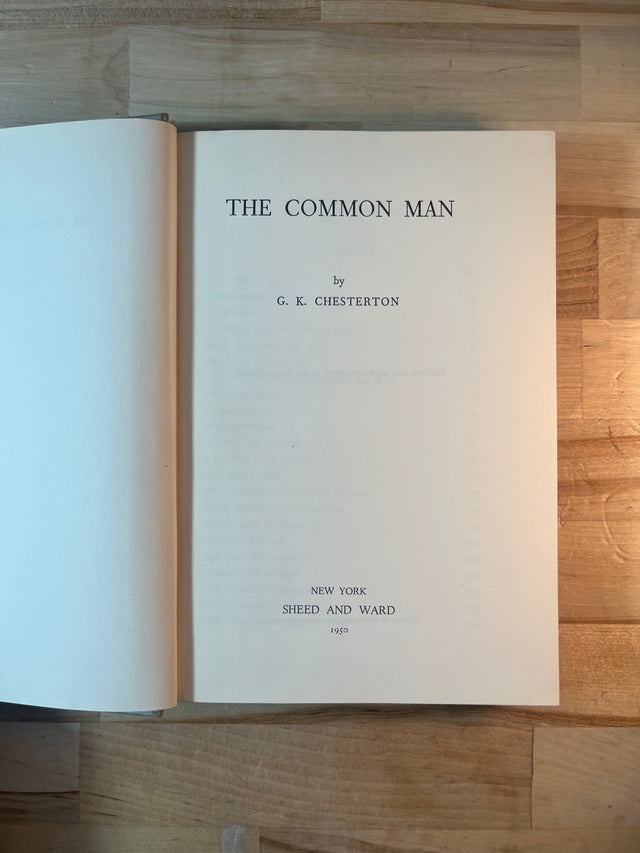 The Common Man by G.K. Chesterton