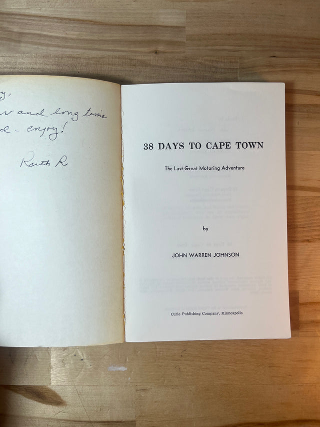 38 Days to Cape Town - John Warren Johnson